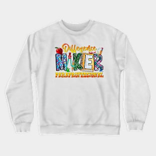 Difference Maker Paraprofessional, Back To School, Paraprofessional Crewneck Sweatshirt